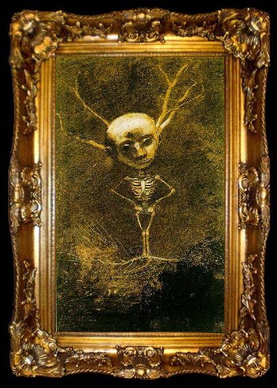 framed  Odilon Redon Spirit of the Forest,, ta009-2
